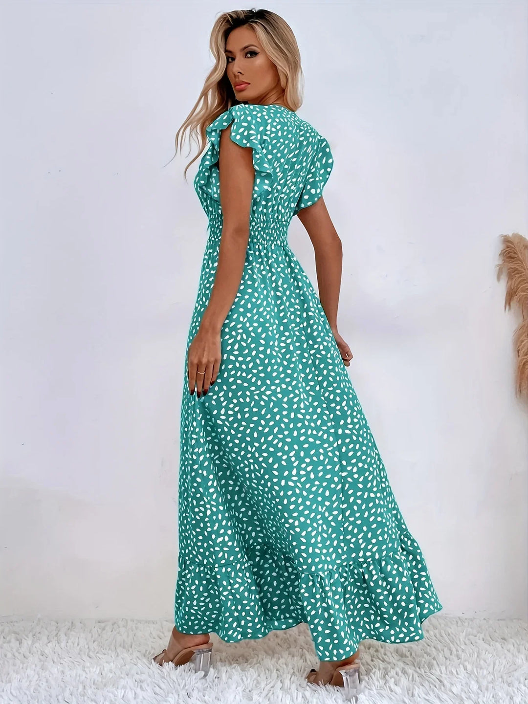 Flora Print Flæse Kjole | Stilfuld og Trendy
