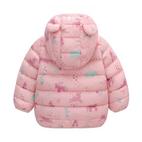 Chaqueta impermeable para niños estilo plumón con diseño de caricatura – Miro