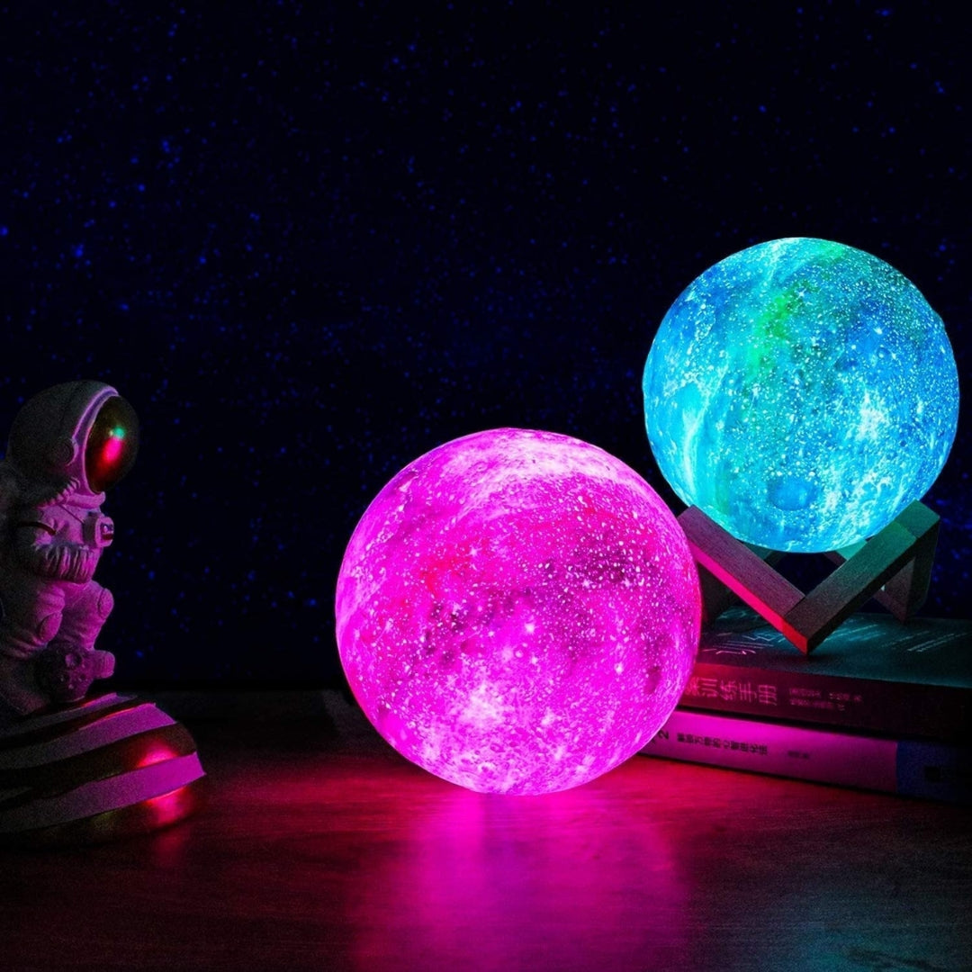 Natlampe med stjernehimmel og touch-kontrol - Orion