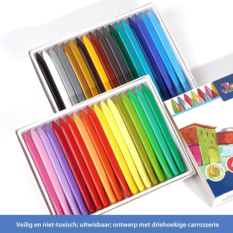 Naturlige Farverige Vokskridt - EcoCrayons