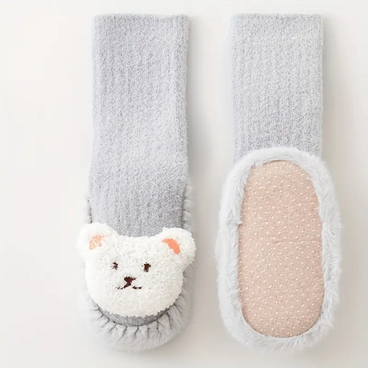 Children's Slippers Socks with Bears – CozyBear