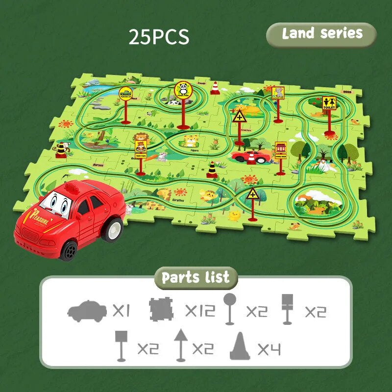 Set de rompecabezas de vehículos formativos - CleverKids