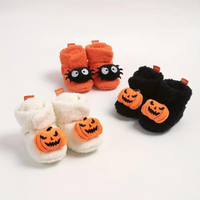 Børns Halloween-hjemmesko med tegneserieprint – SpookySteps