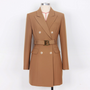 Stilvolles Einfarbiges Blazer-Kleid - Celeste