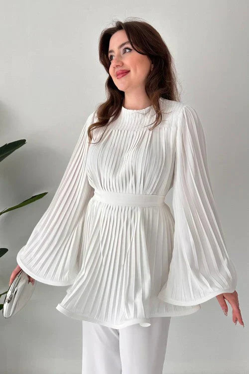 Conjunto de ropa plisada para mujer – Selene