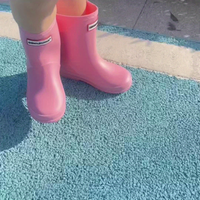 Children's rubber boots solid color and waterproof – Noah