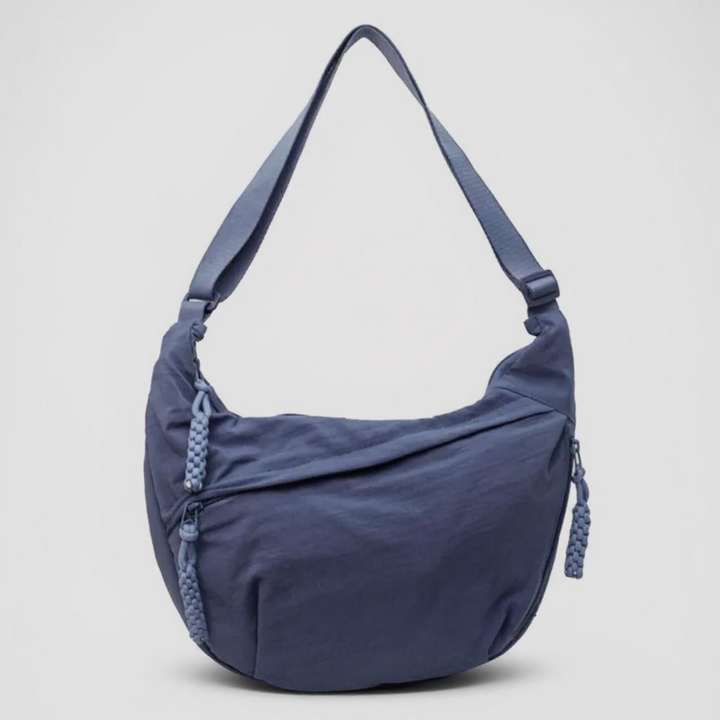 Shoulder Bag - Adjustable Strap, Multi-Pocket Nylon Crossbody 6