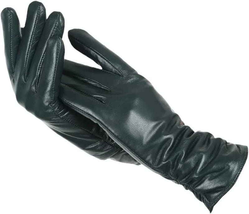 Guantes clásicos de cuero para mujer - LuxLeather