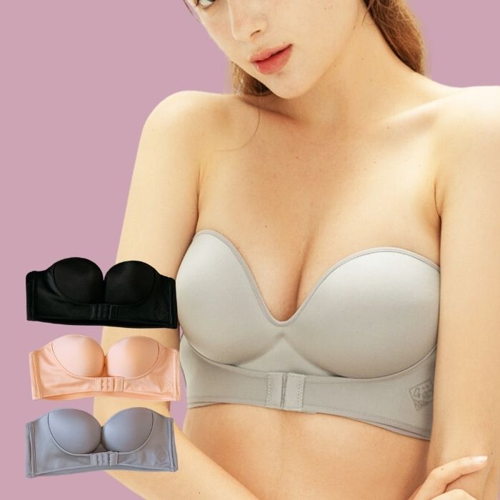 Trägerloser Push-up-BH mit Lift-Effekt – Elina