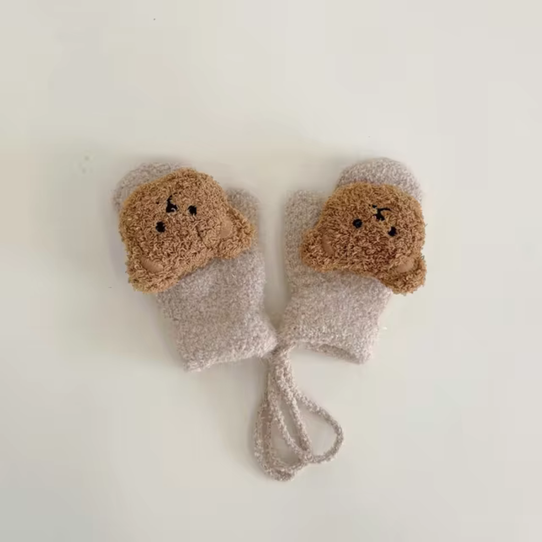 Children's winter gloves with bear motifs – TinyBear gloves
