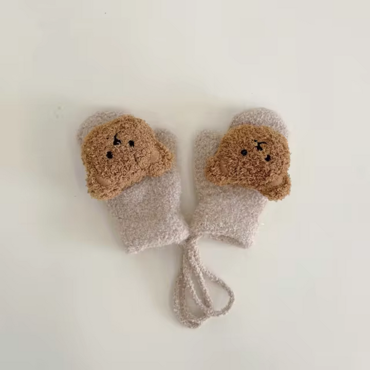 Children's winter gloves with bear motifs – TinyBear gloves