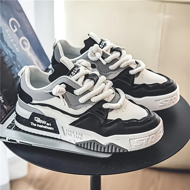 Chunky Men's Streetwear Sneaker with Treaded Sole & Comfort Padding – Cairo