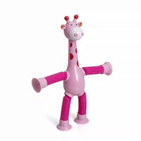 Flexible giraffe toy with suction cup - StretchyGiraffe