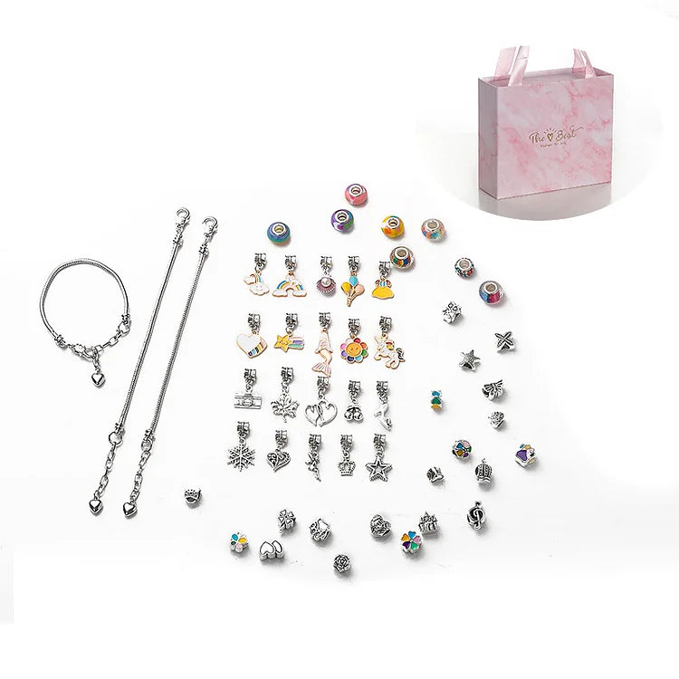 DIY Bracelet Set with Christmas Motif – Luna
