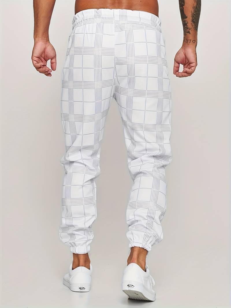 Checked Men's Jogging Pants – Elian Autumn Edition