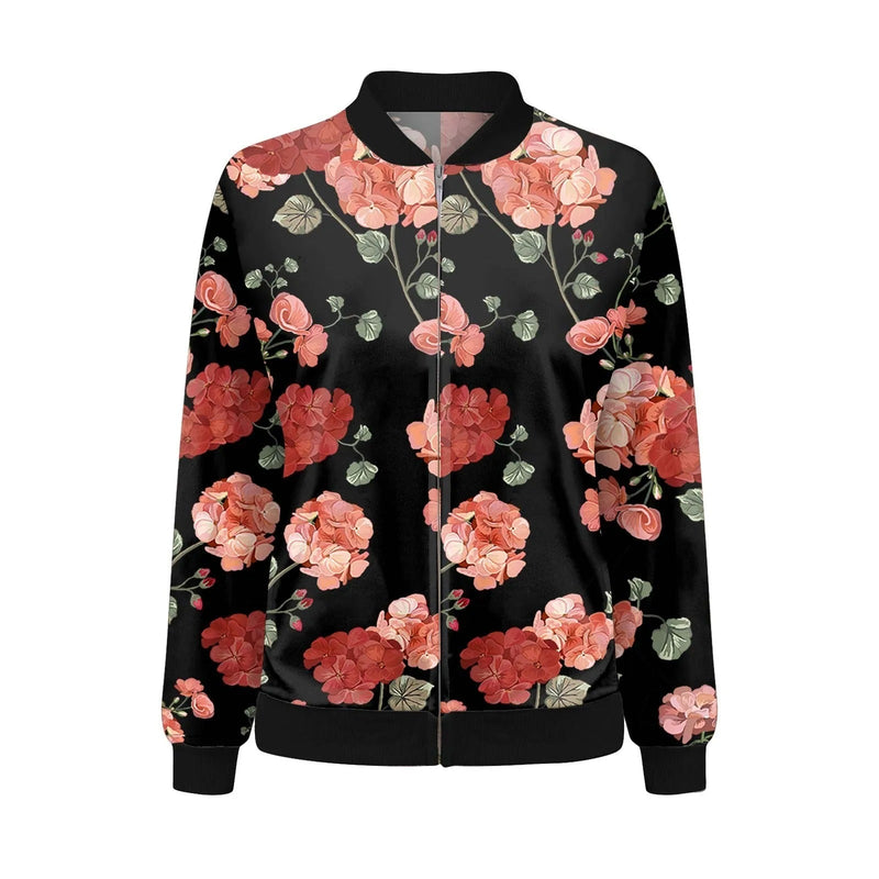 Women's summer jacket with fine floral pattern – Fiora