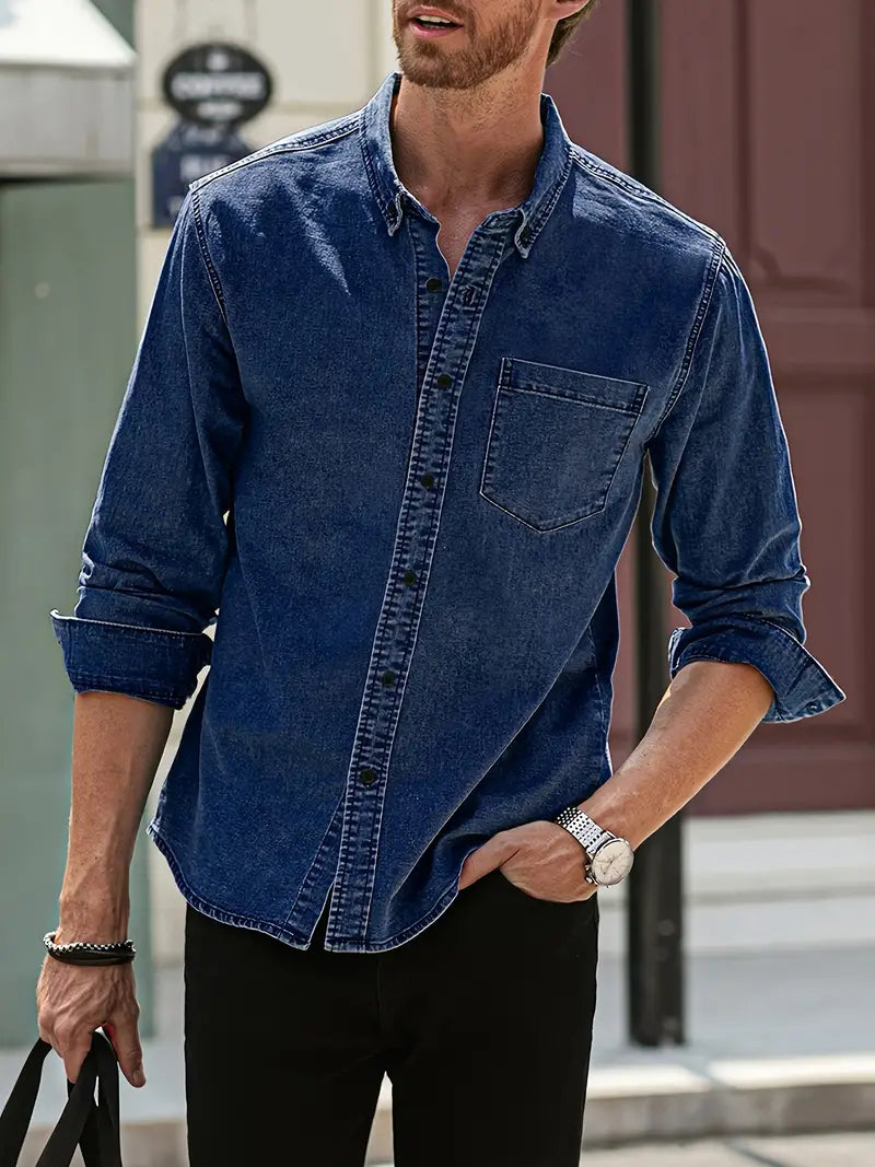 Herbst Denim Men's Shirt – Milan