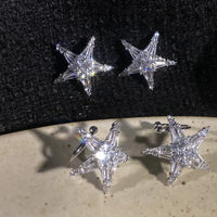 Zirkonia-stjerne-øreringe/ear cuff – Lyric