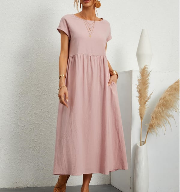 Airy Linen Dress – Elodie