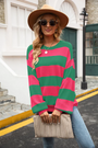 Trendy Gestreifte Damenpullover - Sohpie