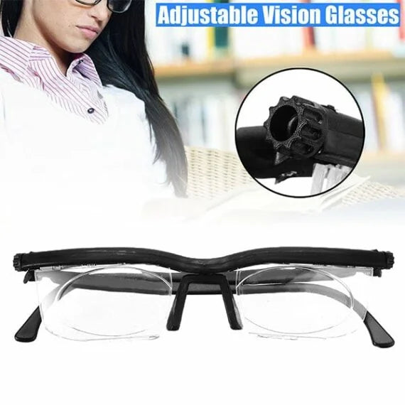 Adjustable Glasses for Near and Distance Vision - VisiFlex