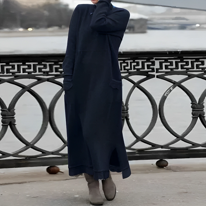 Casual Long Winter Dress - Noelle