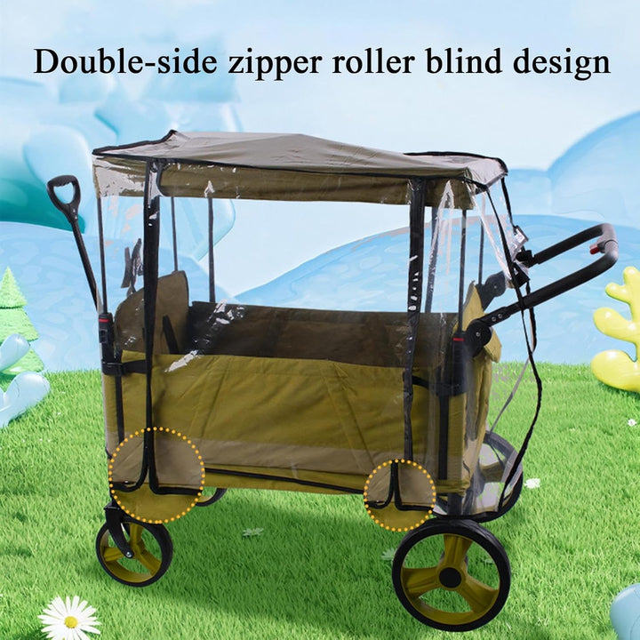 Protector de lluvia para cochecitos – Techo protector a prueba de viento para cochecitos de 2 y 4 plazas – Venaro