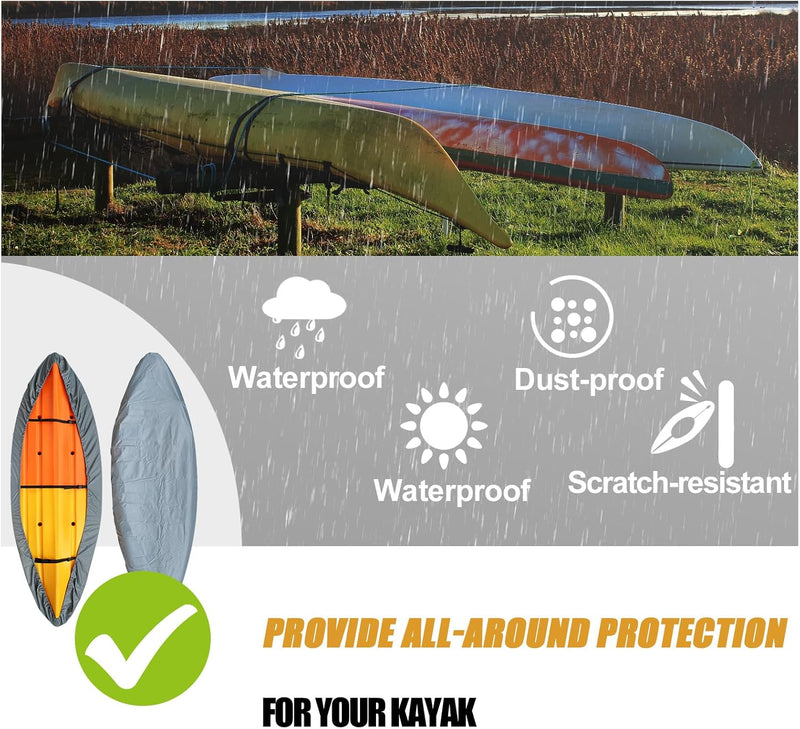 Wasserfester, UV-beständiger Kajakabdeckung mit verstellbaren Riemen – Marivor