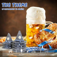 Mini traditional felt hats in a set of 12 – Edelweiss Mini Oktoberfest 2025
