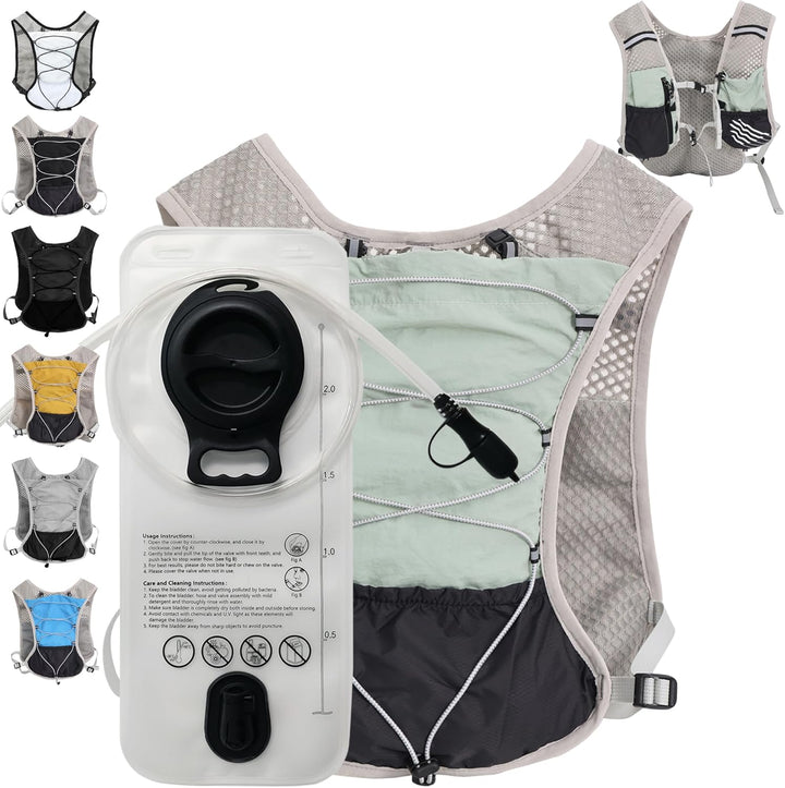 Ultraleichter Hydrationslaufweste mit 2L Wasserblase – Dravien