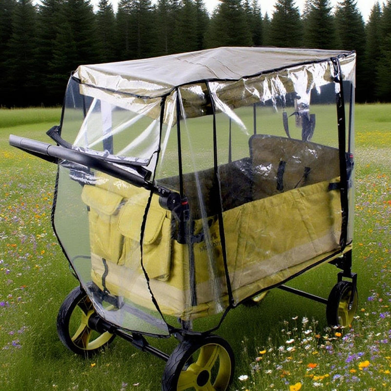 Protector de lluvia para cochecitos – Techo protector a prueba de viento para cochecitos de 2 y 4 plazas – Venaro