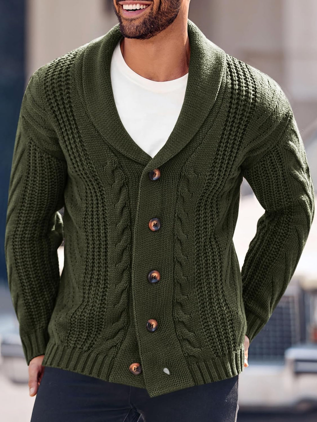 Comfortabel Gebreid Heren Vest - Lucas