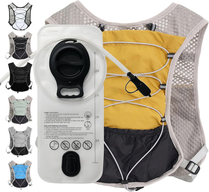 Ultraleichter Hydrationslaufweste mit 2L Wasserblase – Dravien