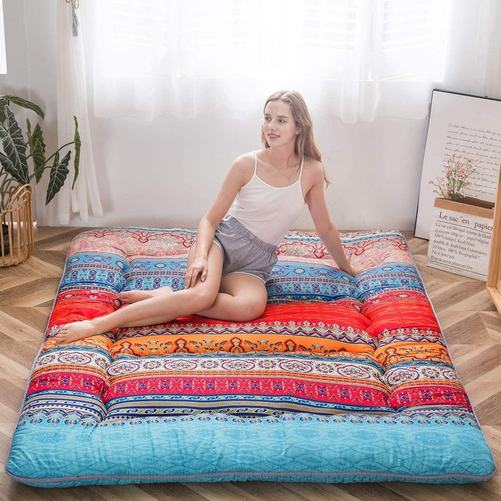 Foldable Japanese Futon Floor Mattress with Memory Foam Support – Arivon