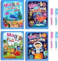 Set of 4 Reusable Watercolor Books – AquaColor Books