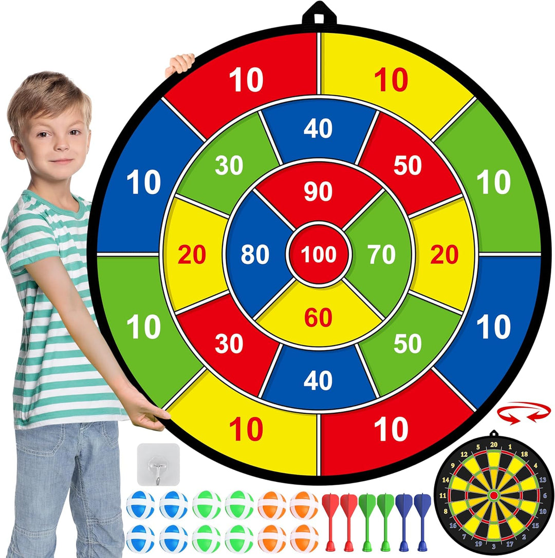 Diana grande para niños con pelotas adhesivas y dardos – PlayTarget
