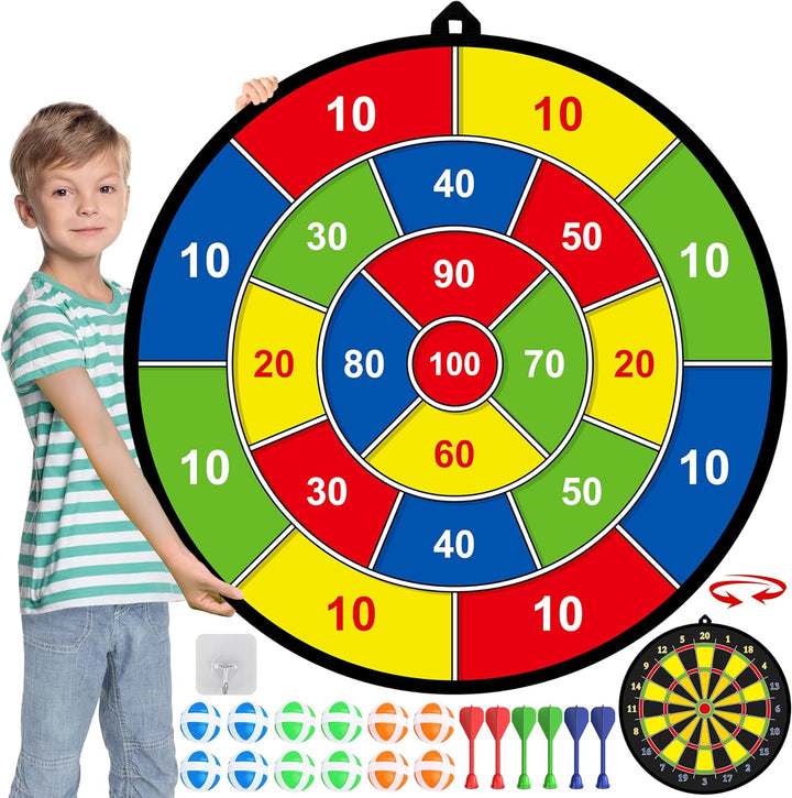 Diana grande para niños con pelotas adhesivas y dardos – PlayTarget