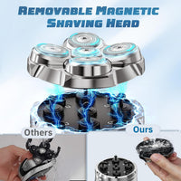 Wasserdichter magnetischer Kopfrasierer für kahle Männer – Tavien