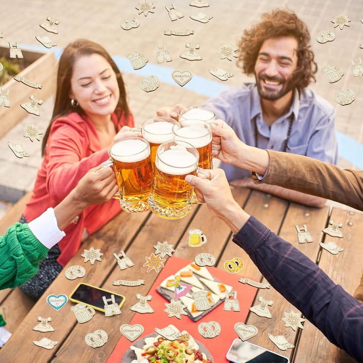 Wood confetti in a pack of 100 – WiesnZauber Oktoberfest 2025