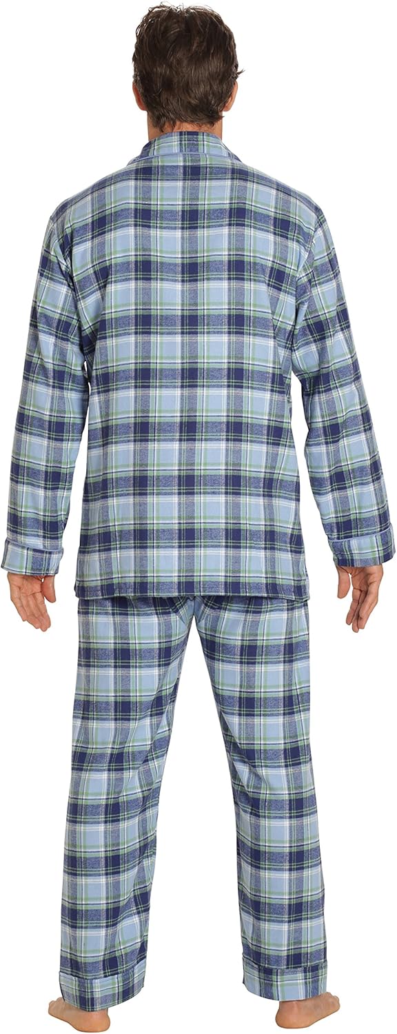 Luxury Flannel Men's Pajamas - Wyatt