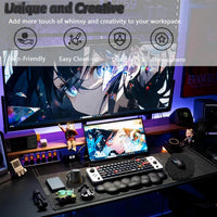 Cloud-shaped ergonomic wrist rest with mouse pad and coaster – Zeyora