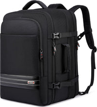Utvidbar 45–55L vanntett reise-ryggsekk med 46,5 cm laptoplomme