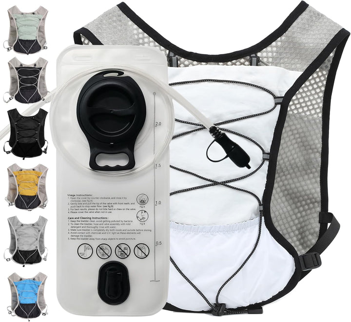 Ultraleichter Hydrationslaufweste mit 2L Wasserblase – Dravien