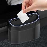 Odor-proof Car Trash Can with Touch Light – Lurevo