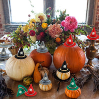 Mini traditional felt hats in a colorful 12-piece set – EdelweißGaudi Oktoberfest 2025