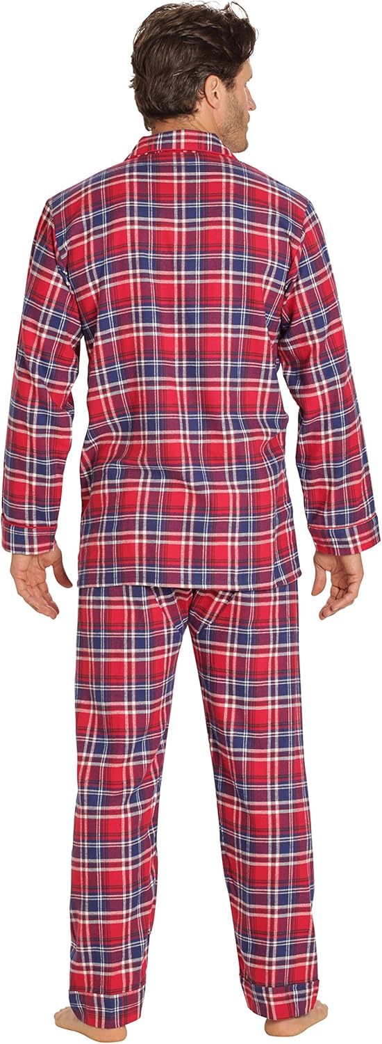 Luxury Flannel Men's Pajamas - Wyatt