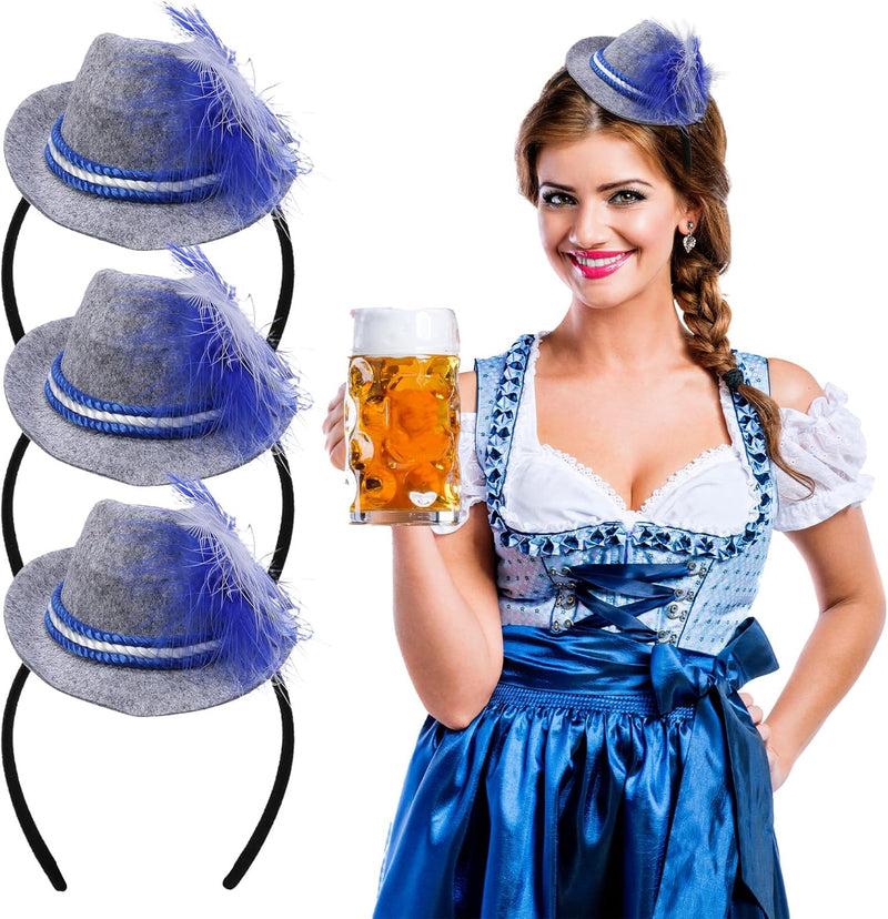 Mini Traditional Hats in a Set of 3 – WiesnCharm Oktoberfest 2025