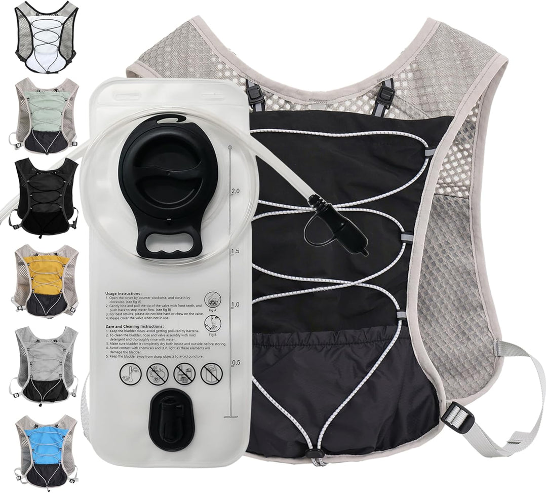 Ultraleichter Hydrationslaufweste mit 2L Wasserblase – Dravien