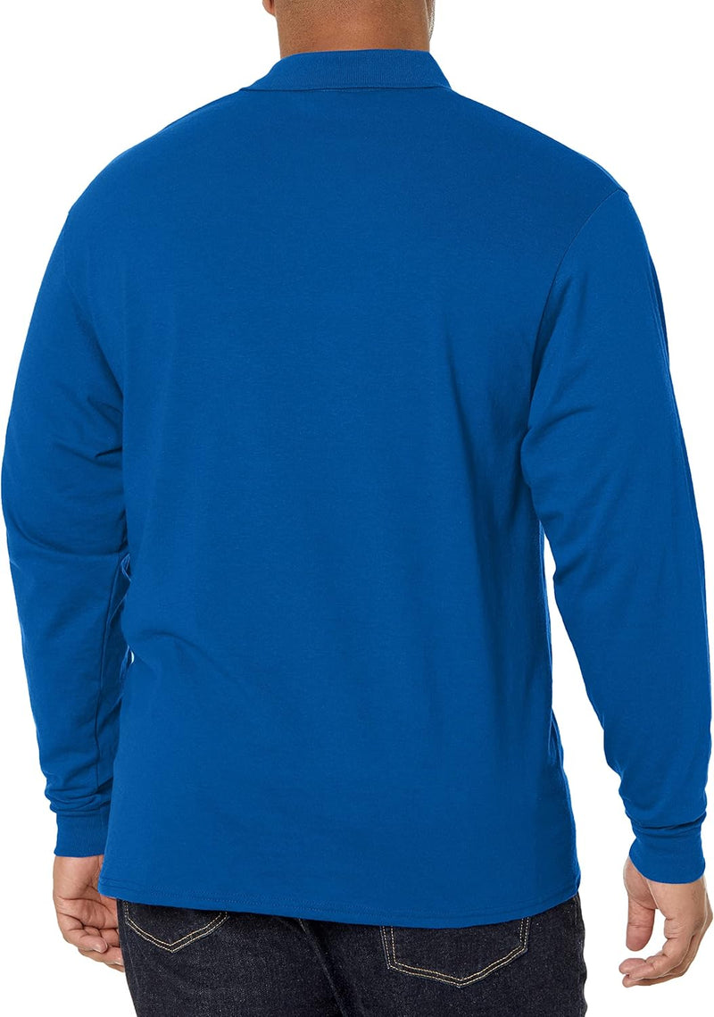 Men's Long Sleeve Polo - Mark