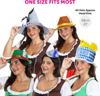 Traditional hats in a colorful 5-piece set – GaudiMix Oktoberfest 2025